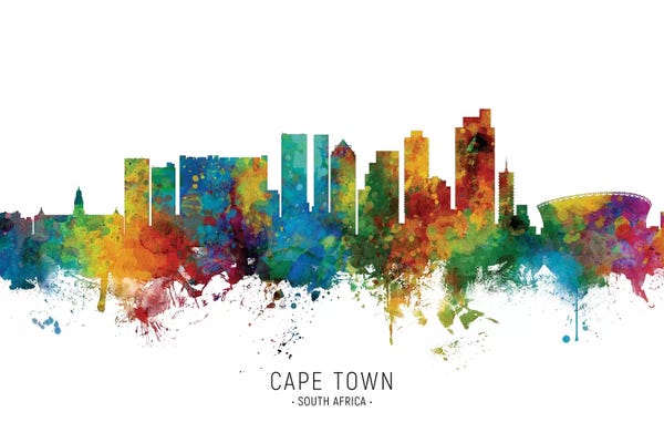 South Africa: Cape Town South Africa Skyline by Michael Tompsett