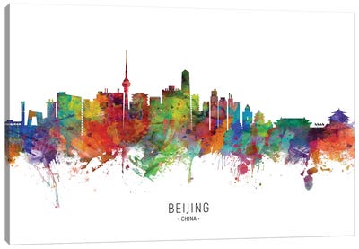 Beijing China Skyline Canvas Art Print