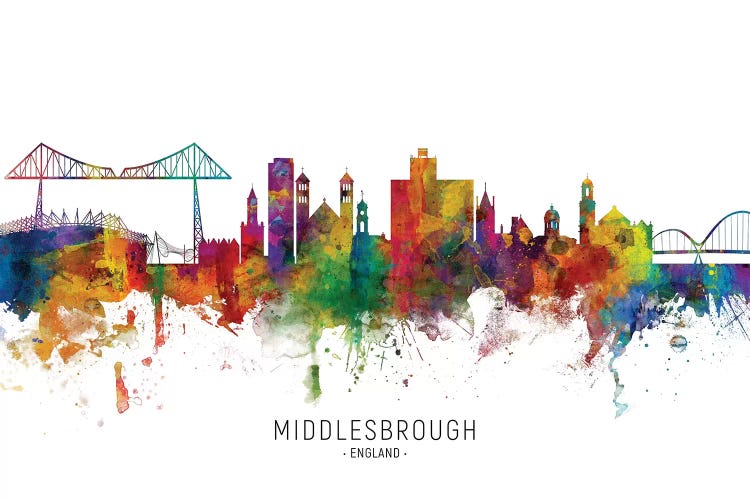 Middlesbrough England Skyline