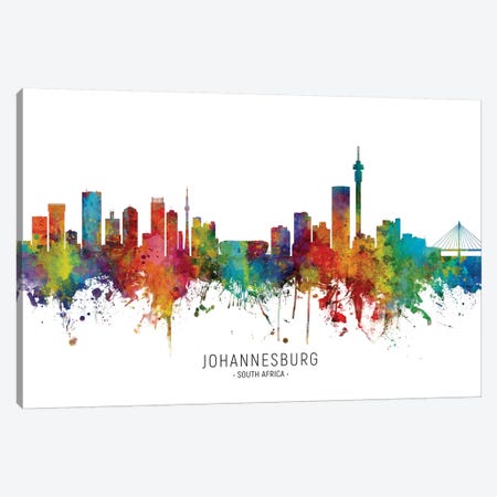 Johannesburg South Africa Skyline Canvas Print #MTO2065} by Michael Tompsett Canvas Print