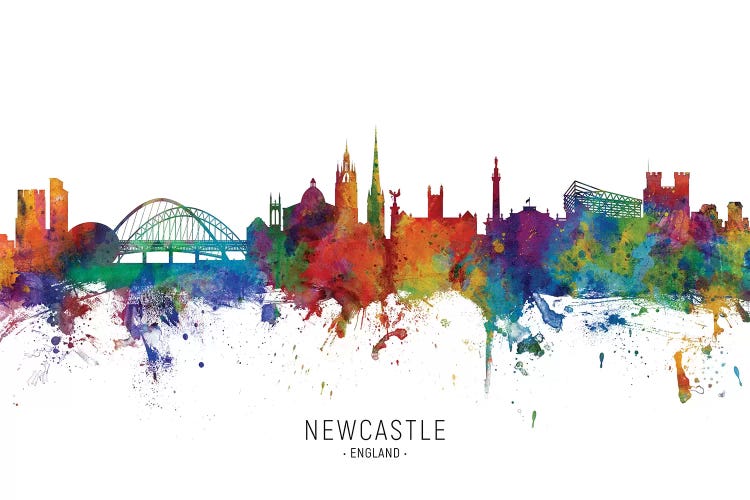 Newcastle England Skyline