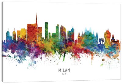 Milan Italy Skyline Canvas Art Print - Milan Art