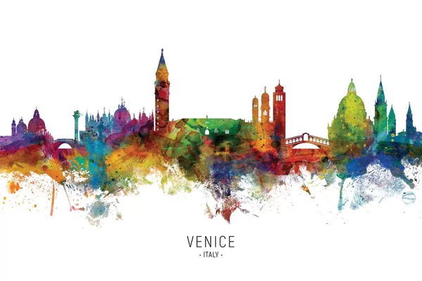 Venice: Venice Italy Skyline by Michael Tompsett
