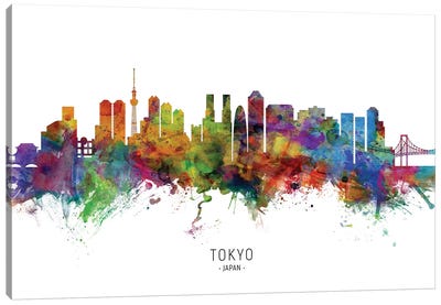 Tokyo Japan Skyline Canvas Art Print - Tokyo Art