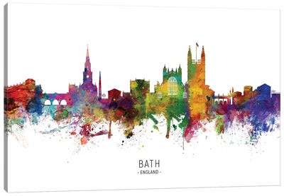 Bath England Skyline Canvas Art Print