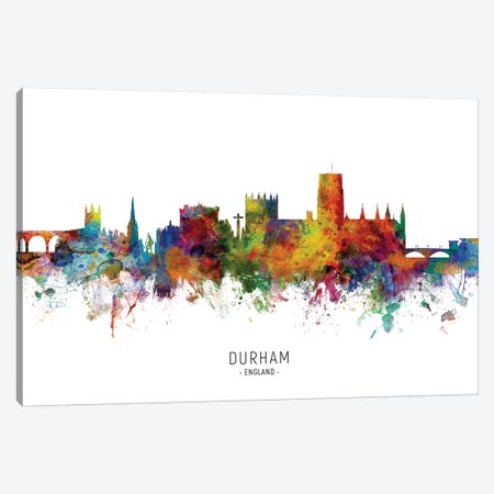 Durham England Skyline Canvas Print #MTO2091} by Michael Tompsett Art Print