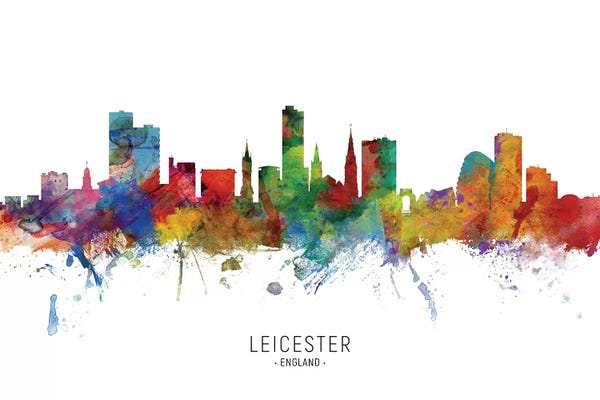 Leicester England Skyline
