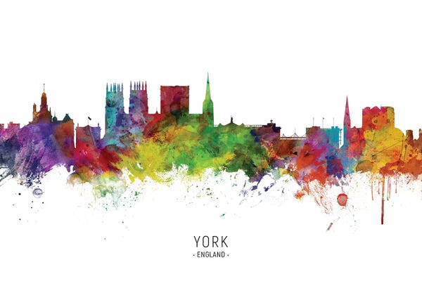 York: York England Skyline by Michael Tompsett
