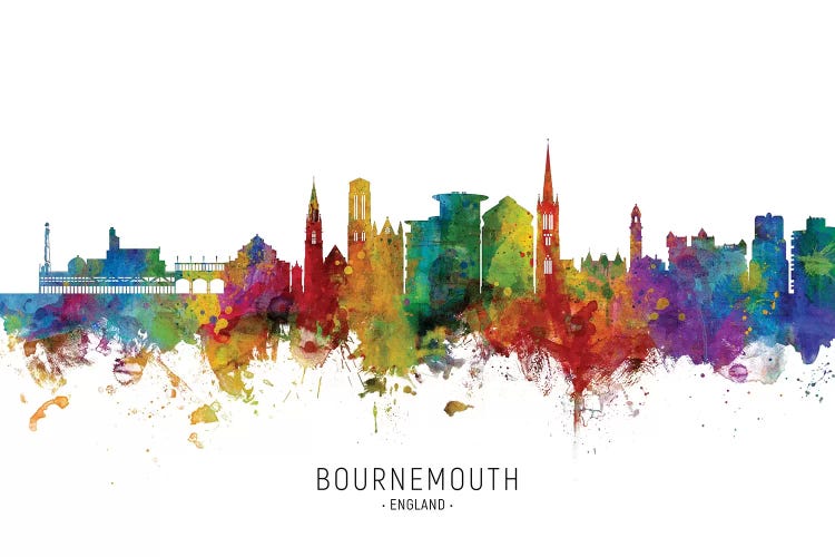 Bournemouth England Skyline