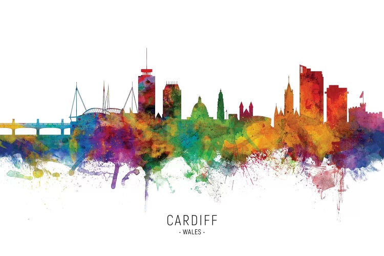 Cardiff Wales Skyline