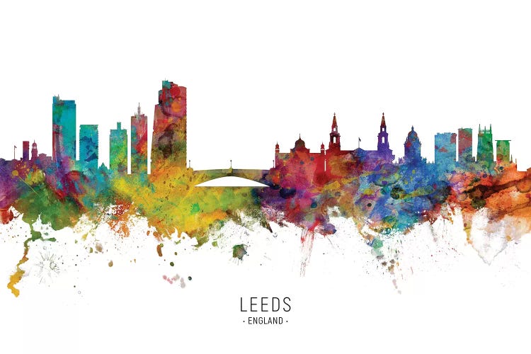 Leeds England Skyline Named