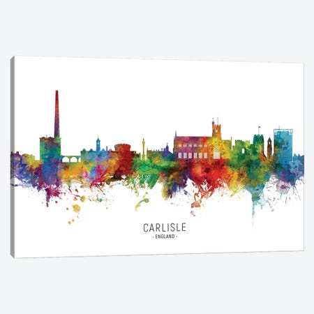 Carlisle England Skyline Canvas Print #MTO2106} by Michael Tompsett Canvas Artwork