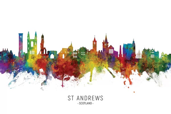 Scotland: St Andrews Scotland Skyline by Michael Tompsett