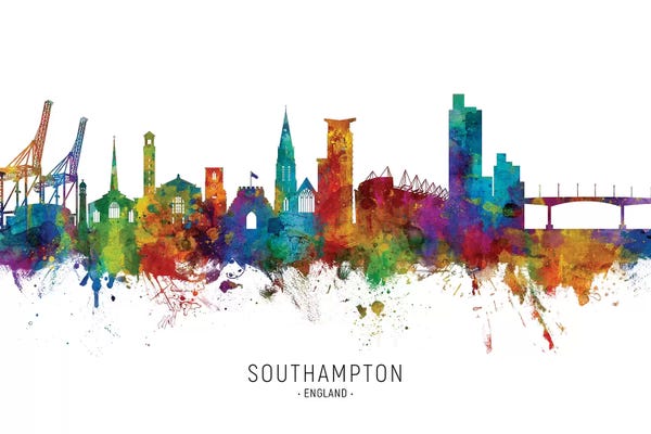 Southampton England Skyline