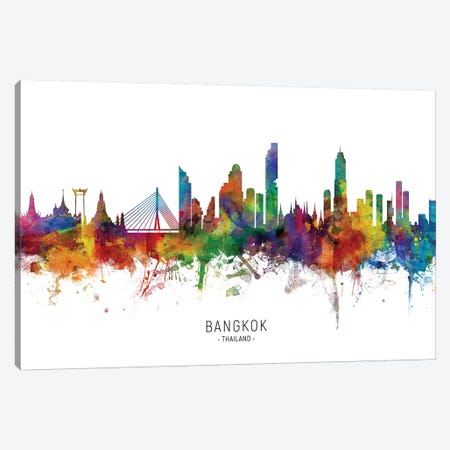 Bangkok Thailand Skyline Canvas Print #MTO2128} by Michael Tompsett Canvas Print