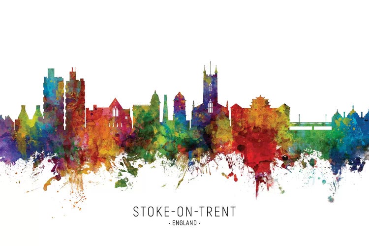 Stoke On Trent England Skyline