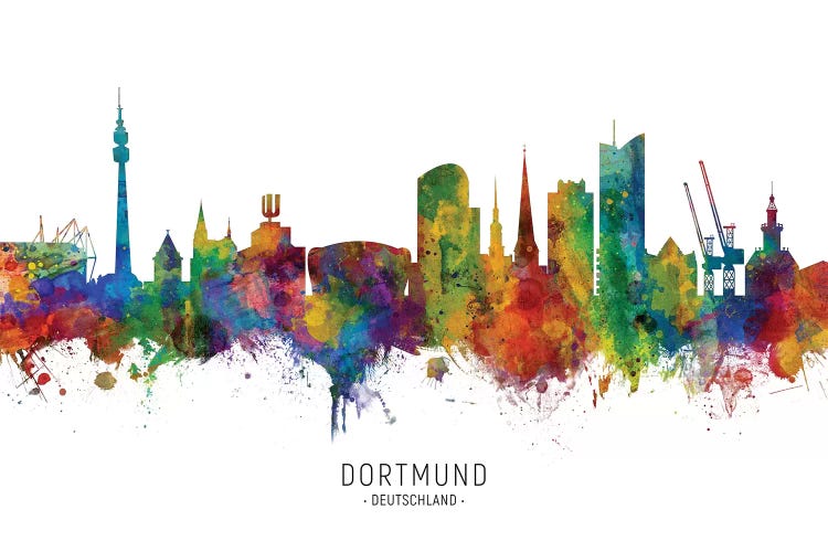 Dortmund Deutschland Skyline