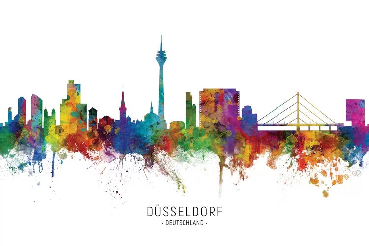 Dusseldorf Deutschland Skyline