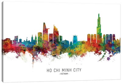 Ho Chi Minh City Vietnam Skyline Name Canvas Art Print