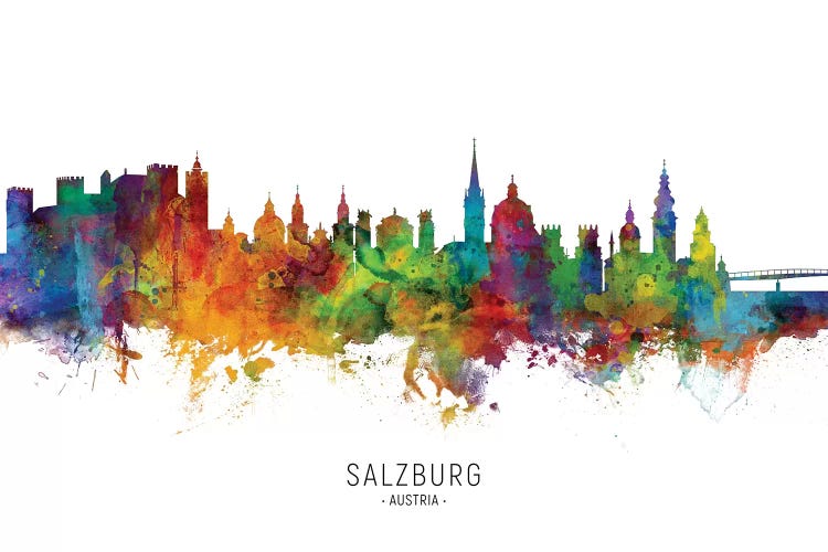 Salzburg Austria Skyline