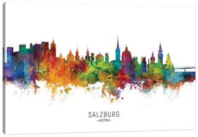 Salzburg Austria Skyline Canvas Art Print - Salzburg