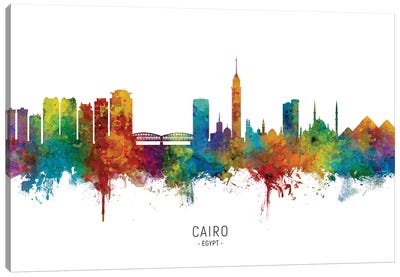 Cairo Egypt Skyline Canvas Art Print - Egypt Art