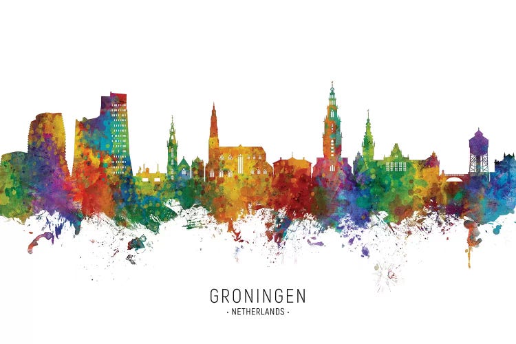 Groningen Netherlands Skyline