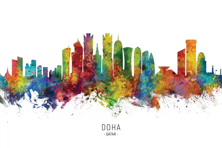 Doha Qatar Skyline