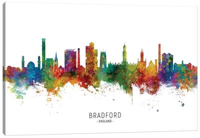 Bradford England Skyline Canvas Art Print