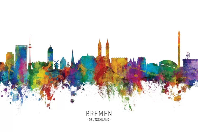 Bremen Deutschland Skyline