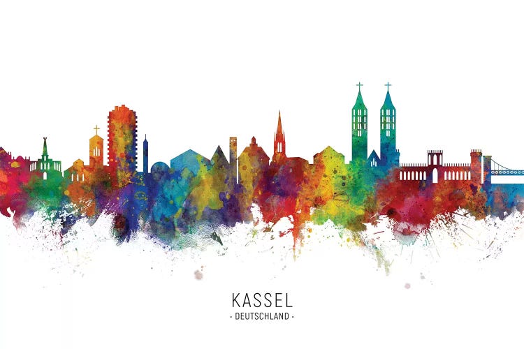 Kassel Deutschland Skyline