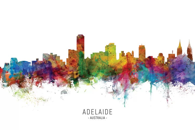 Adelaide Australia Skyline