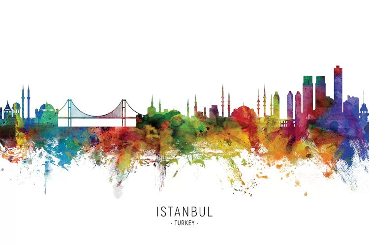 Istanbul Turkey Skyline