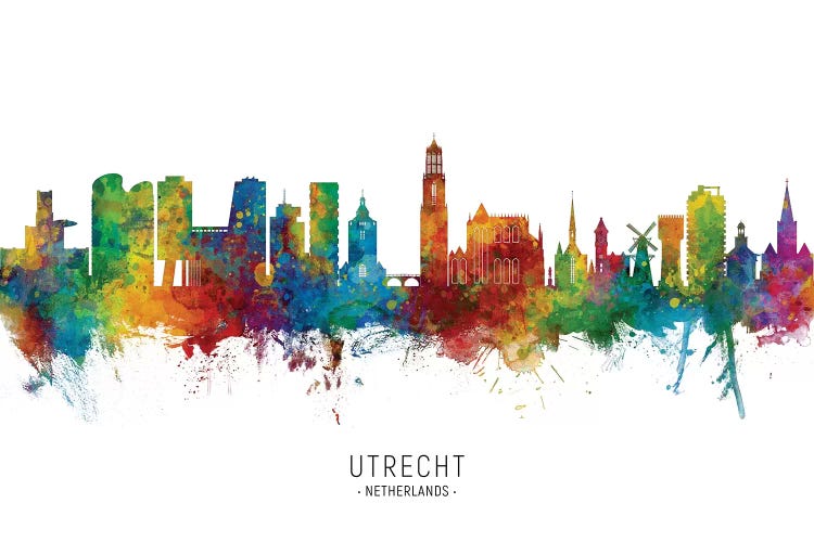 Utrecht Netherlands Skyline