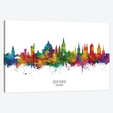 Oxford England Skyline Canvas Print #MTO2215} by Michael Tompsett Canvas Wall Art