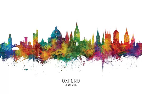 Oxford: Oxford England Skyline by Michael Tompsett