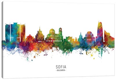 Sofia Bulgaria Skyline Canvas Art Print - Bulgaria