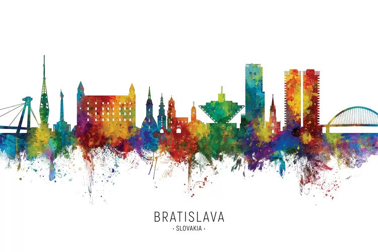 Bratislava Slovakia Skyline