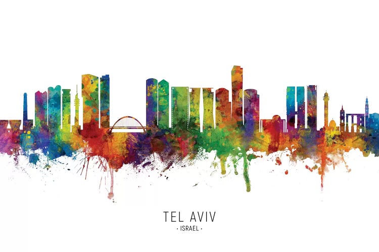 Tel Aviv Israel Skyline