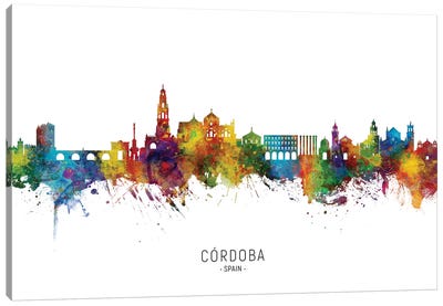 Cordoba Spain Skyline Canvas Art Print