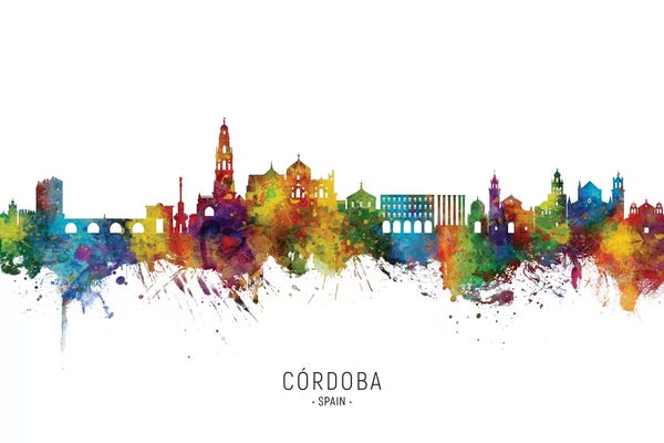Andalusia: Cordoba Spain Skyline by Michael Tompsett