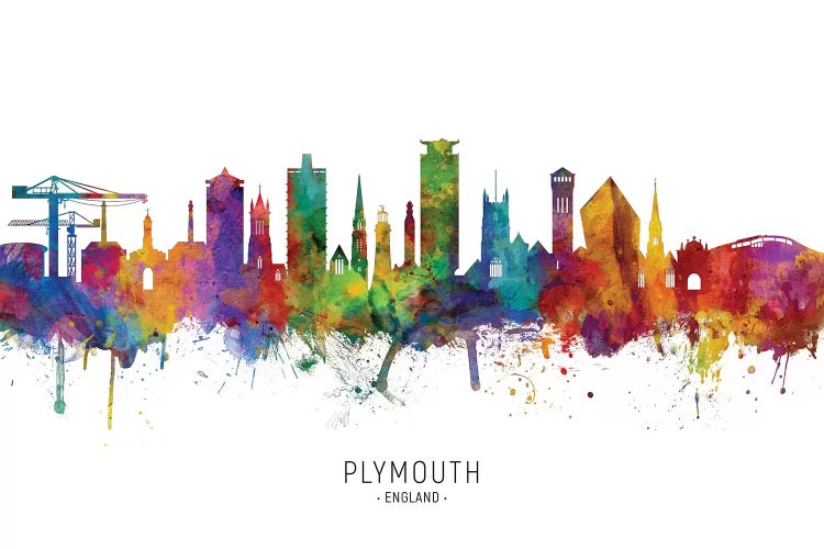 Plymouth England Skyline