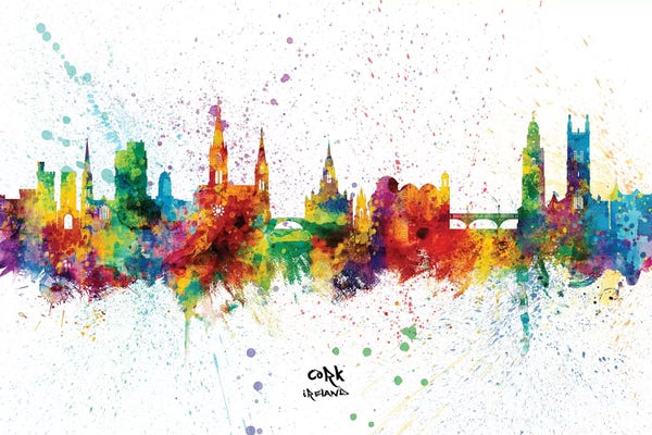 Cork Ireland Skyline Splash