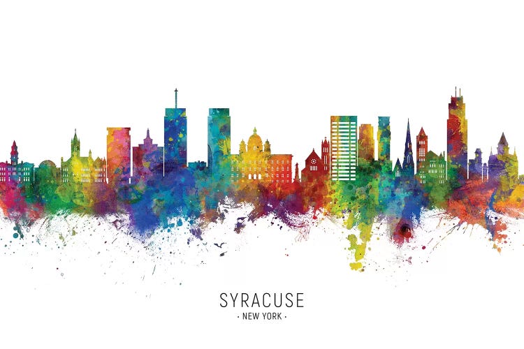 Syracuse New York Skyline City Name