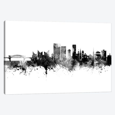 Chattanooga Tennessee Skyline Black And White Canvas Print #MTO2472} by Michael Tompsett Art Print