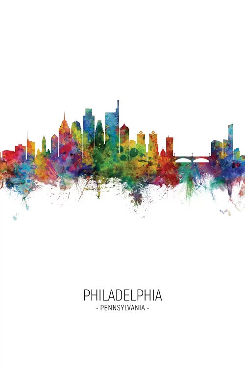 Philadelphia Skyline Portrait