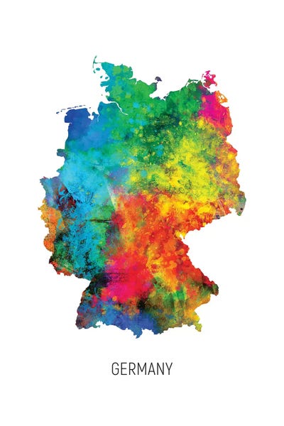 Germany: Germany Map by Michael Tompsett