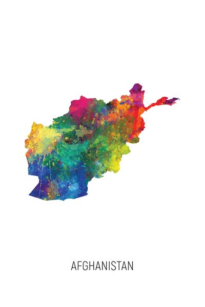 Afghanistan: Afghanistan Map by Michael Tompsett