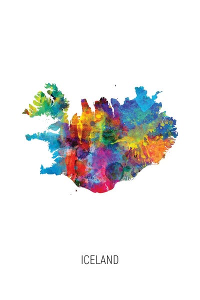 Northern Ireland: Iceland Map by Michael Tompsett