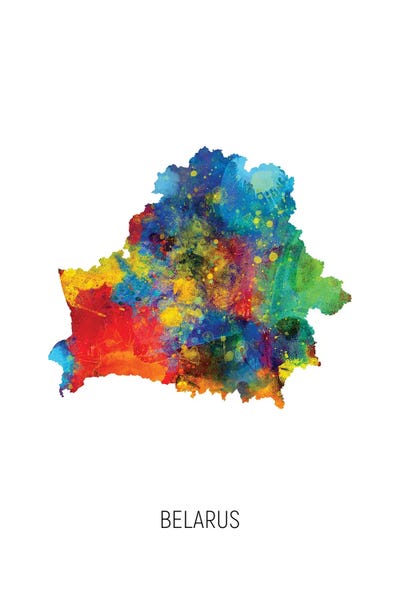 Belarus: Belarus Map by Michael Tompsett